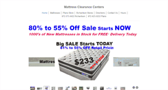 Desktop Screenshot of mattclearancecenter.com